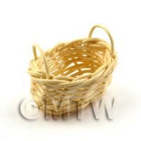 Dolls House Miniature Handmade Miniature Wicker Vegetable Basket